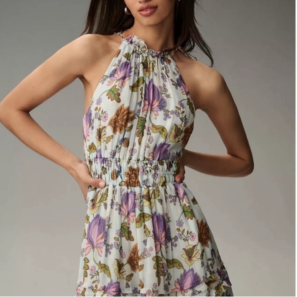 NWT Anthropologie The Somerset Mini Dress: Halter Edition Size Medium